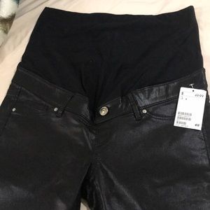 H&M Maternity coated jeans size 6